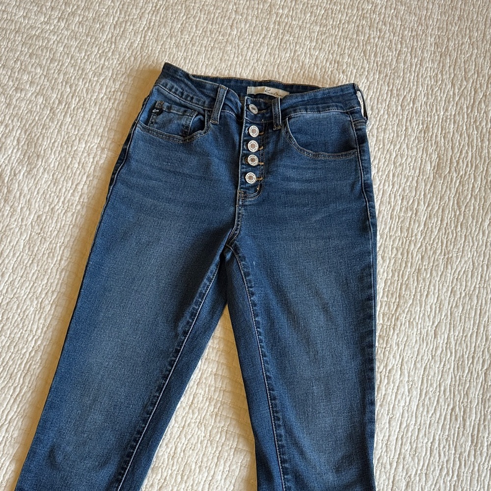 KanCan High Rise Dark Blue Jeans